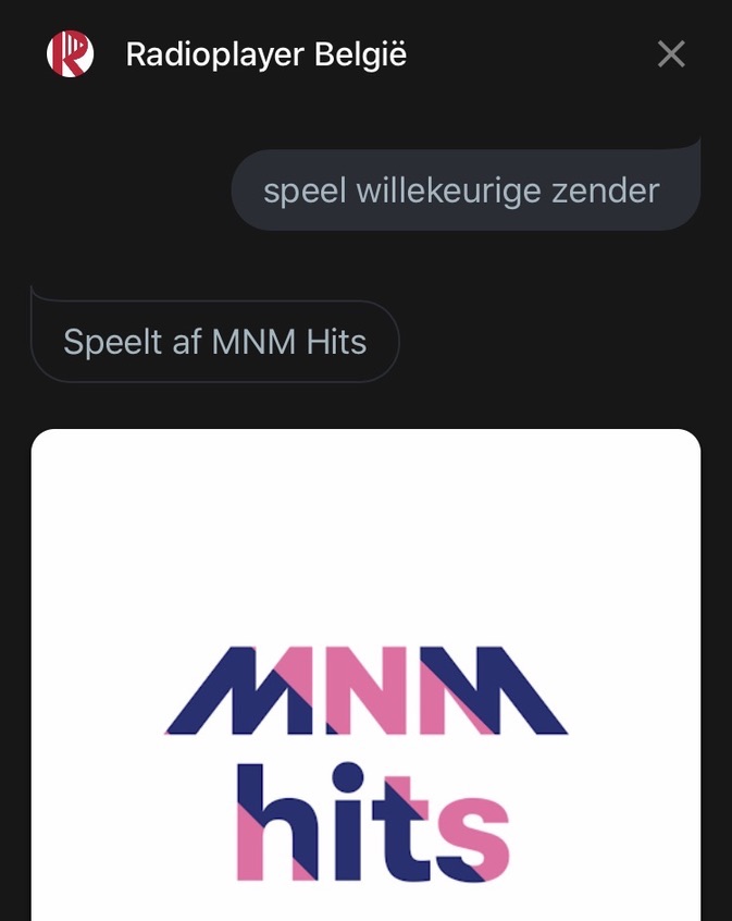 Willekeurige zender op Google Assistant