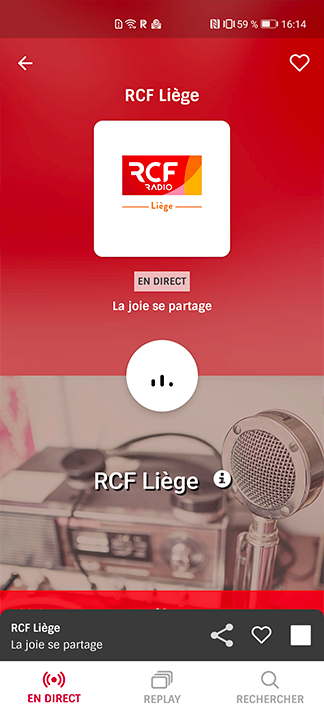 RCF Liège on Huawei